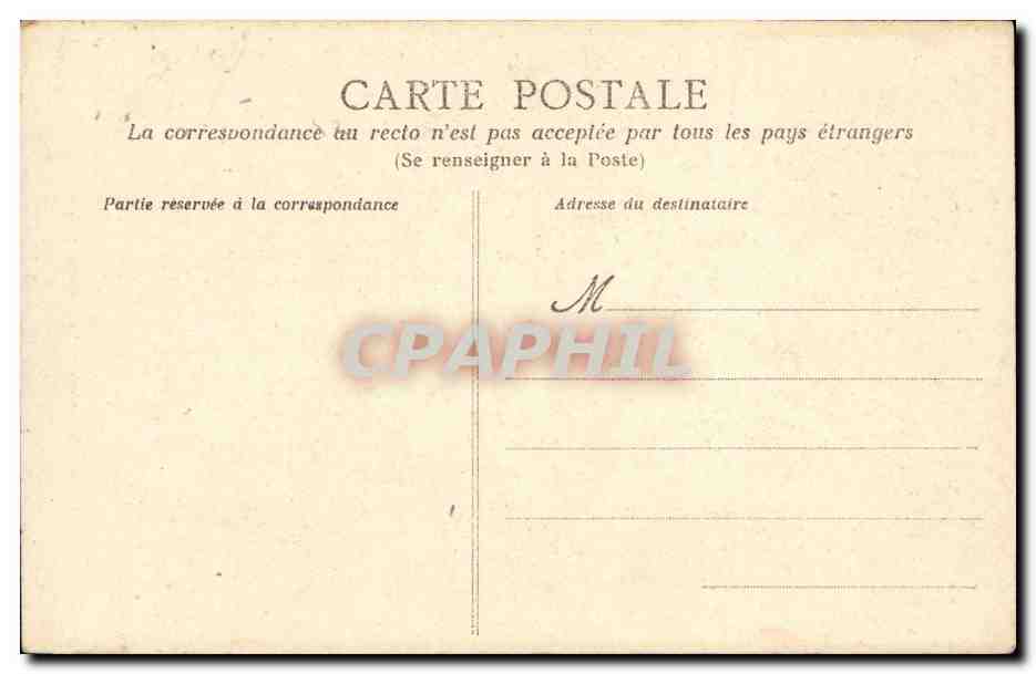 Domfront CPA Eglise Notre Dame sur l'eau — Rückseite