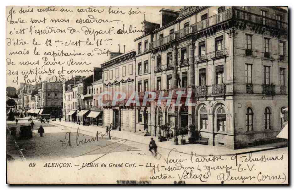 Alencon CPA L'hotel du grand cerf