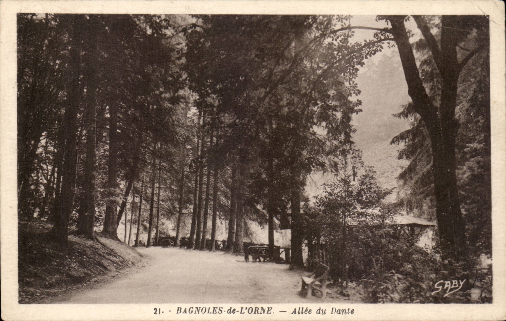 Bagnolles-de-l'Orne — Allée du Dante — Saby
