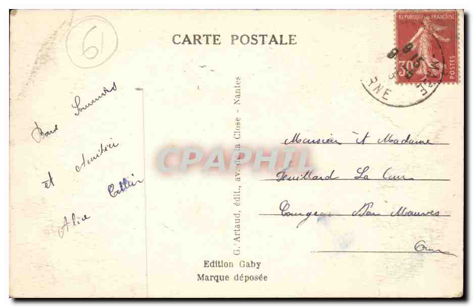 Bagnolles-de-l'Orne — Allée du Dante — Saby — Reverso