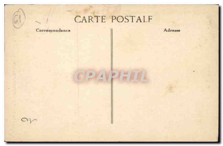 CPA Abbaye de la Grande Trappe le grand portail — Rückseite