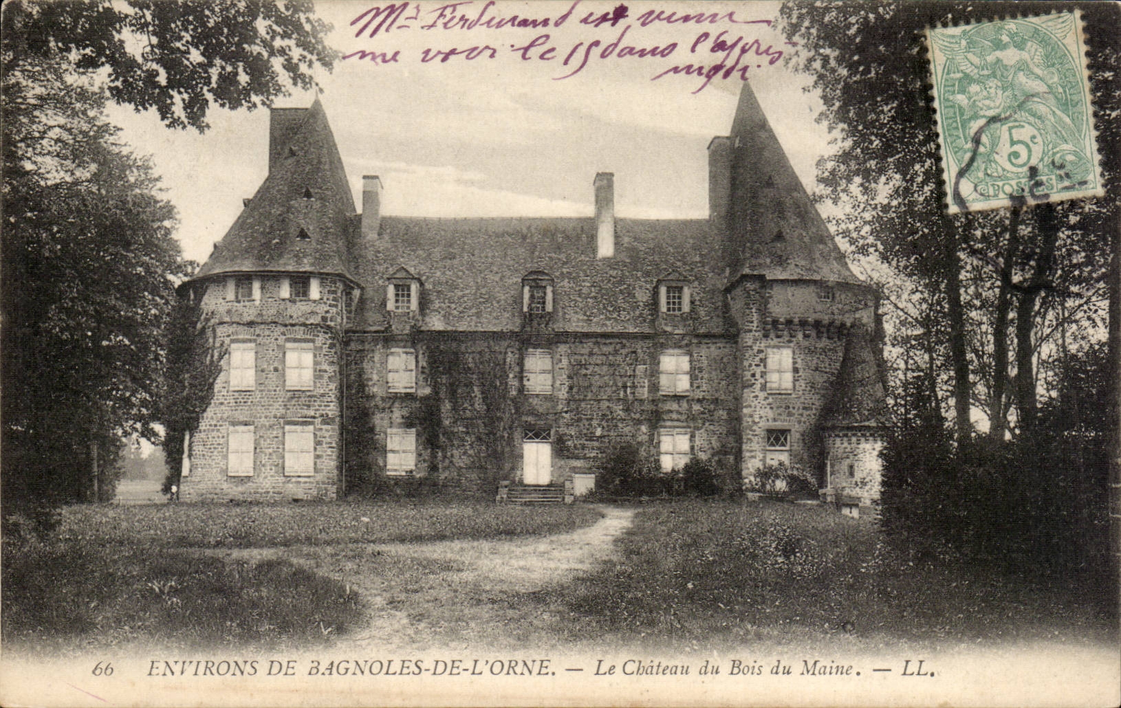 Environs de Bagnoles de L'orne CPA Le chateau du Bois du maine