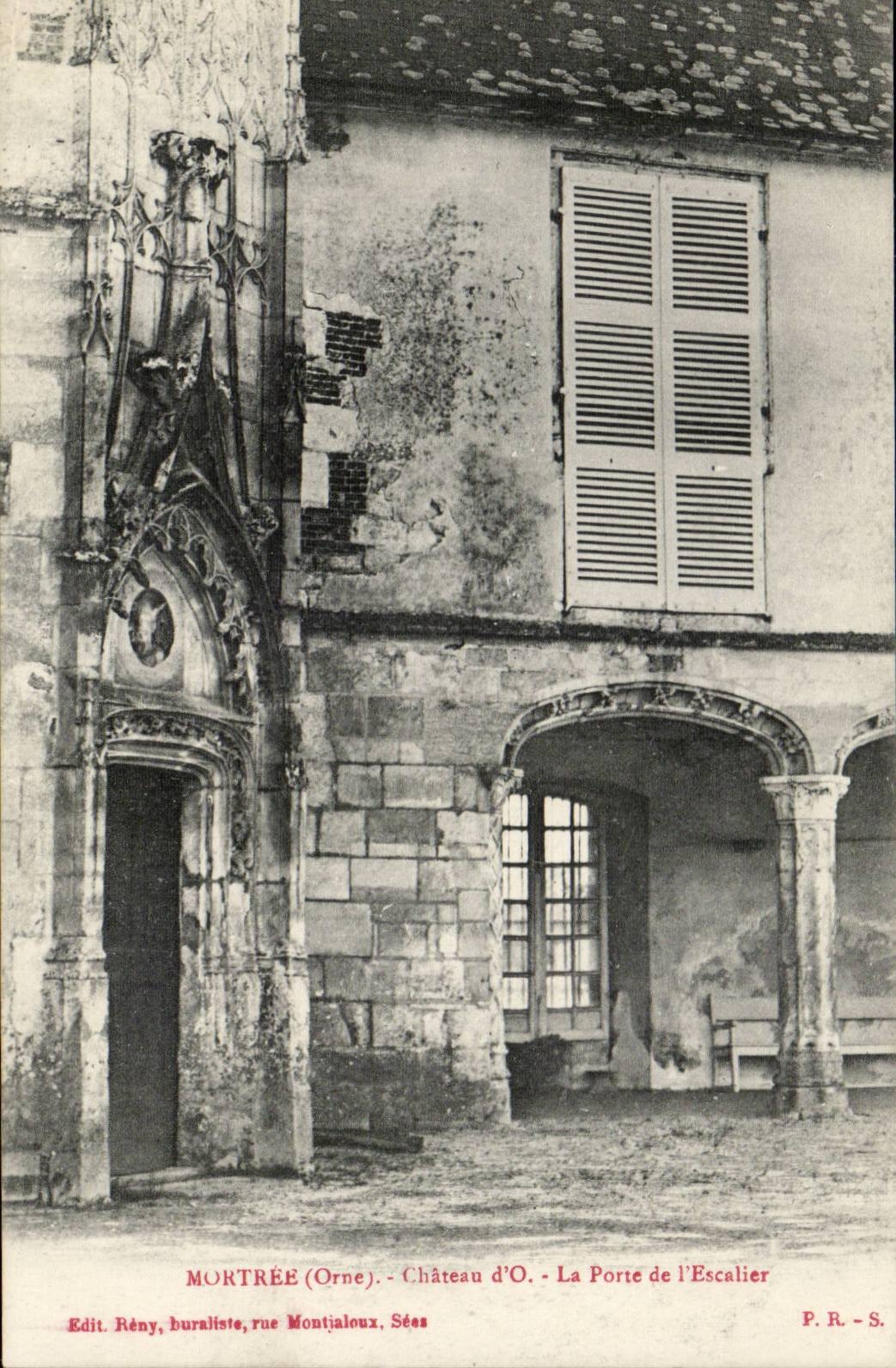 CPA Mortree Chateau d'O La porte de l'escalier