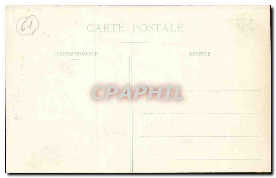 CPA Mortree Chateau d'O La porte de l'escalier — Rückseite