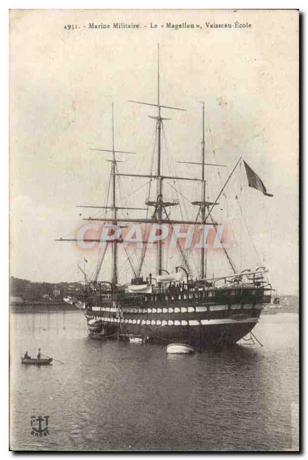 Le « Magellan », Vaissseau-École — Marine Militaire — n° 4951