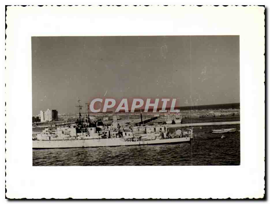 CPA CARTE PHOTO Bateau de guerre