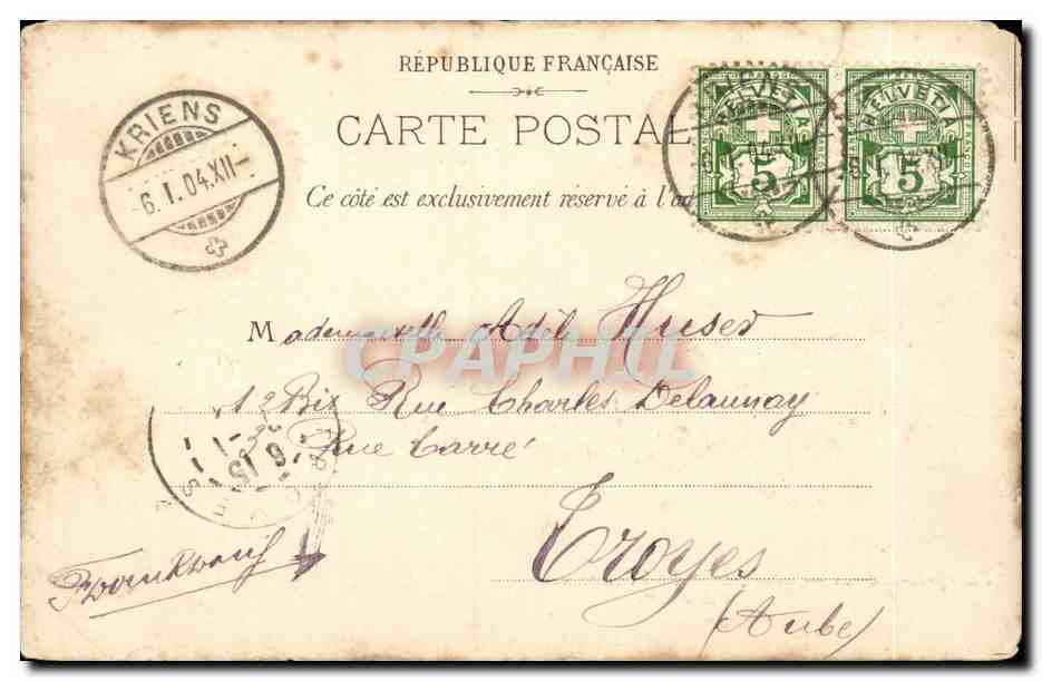 Paray le Monial - Chapelle de la Visitation - CPA  — Rückseite
