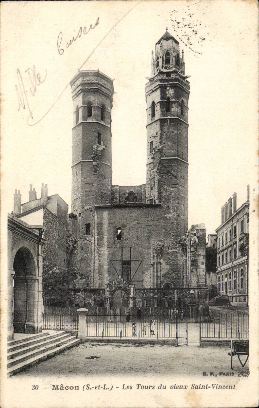 Macon - Les Tours de Vieux Saint Vincent - CPA 