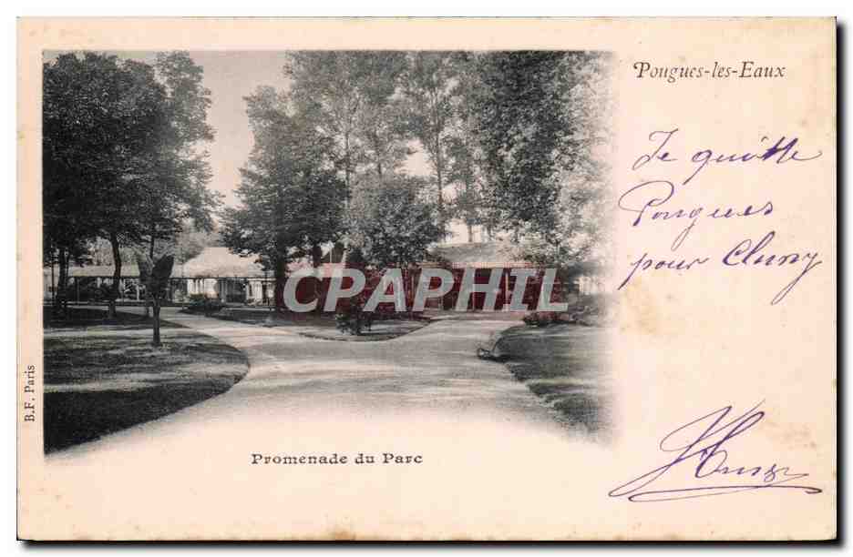 Pougues les Eaux - Promenade du Parc - CPA 