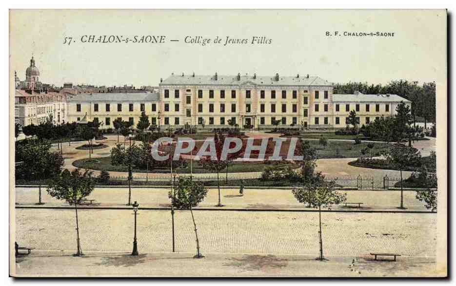 Chalon-sur-Saône — Collège de Jeunes Filles — B. F. Chalon-sur-Saône