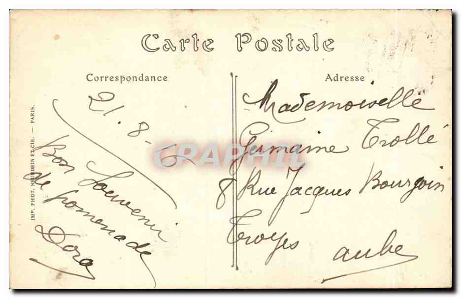 Chalon-sur-Saône — Petit Creusot, le « Mangini », sur la Saône « Marine Française » — P. O. Edit. — Reverso