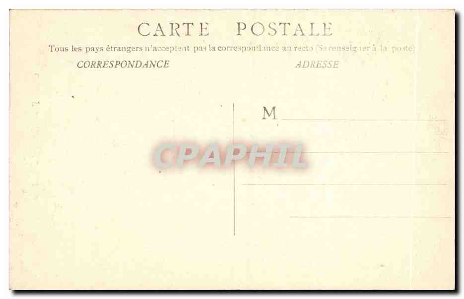 Cluny - Palais J d'Amboise - Hotel de Ville - CPA  — Rückseite