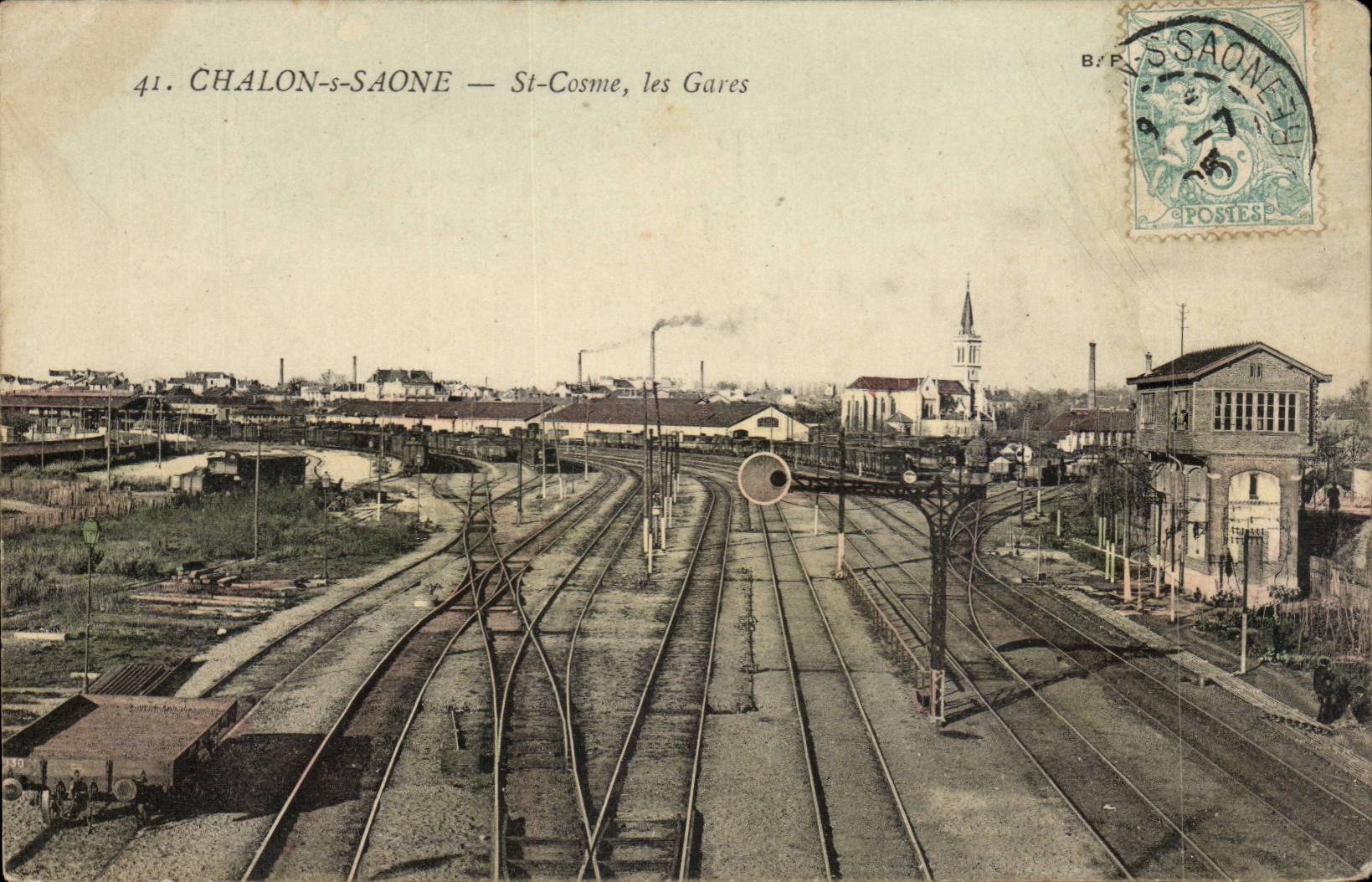 Chalon-sur-Saône — St-Cosme, les Gares — B.P. SAÔNE-ET-LOIRE