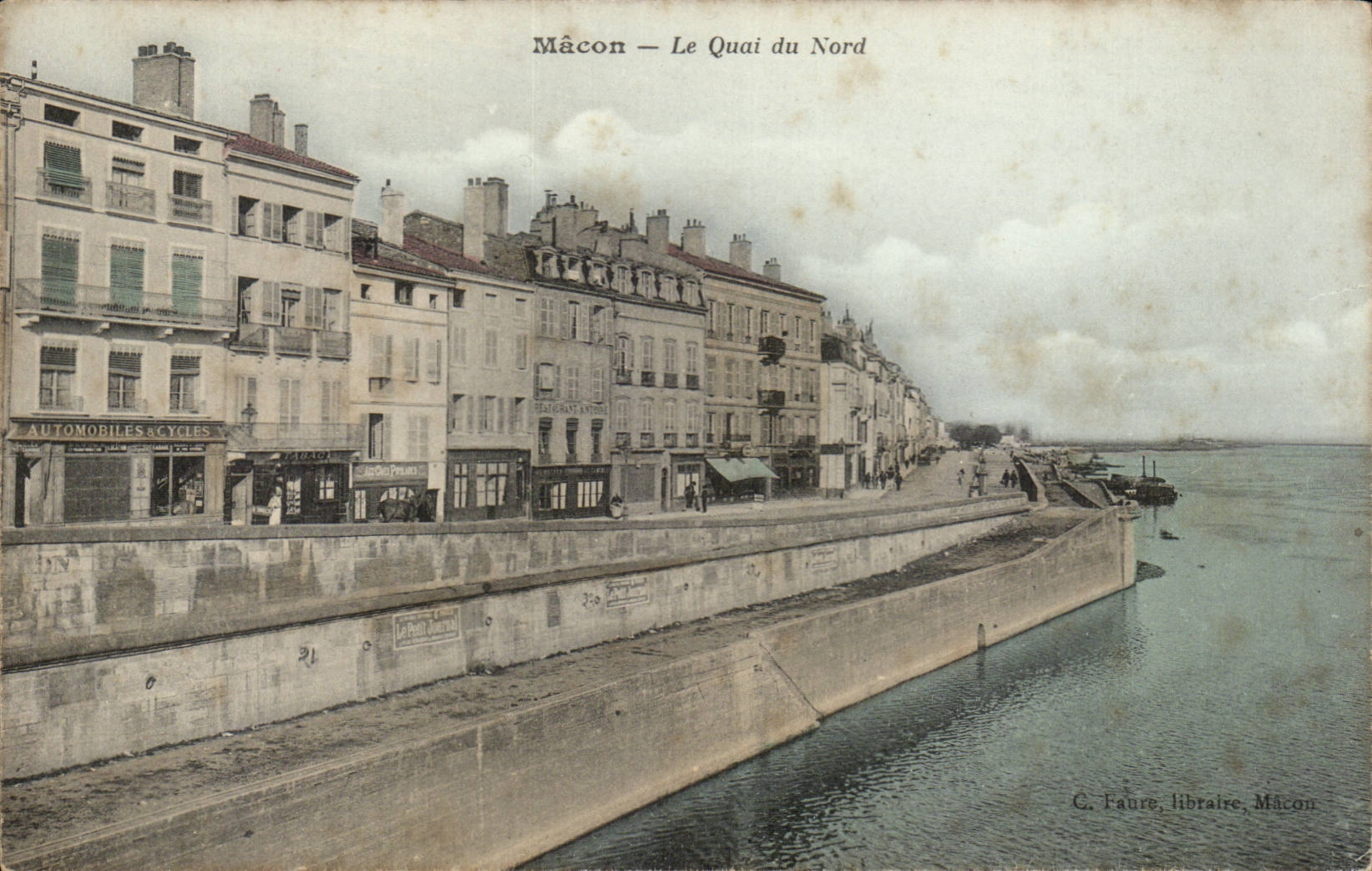 Mâcon — Le Quai du Nord — C. Faure, libraire, Mâcon