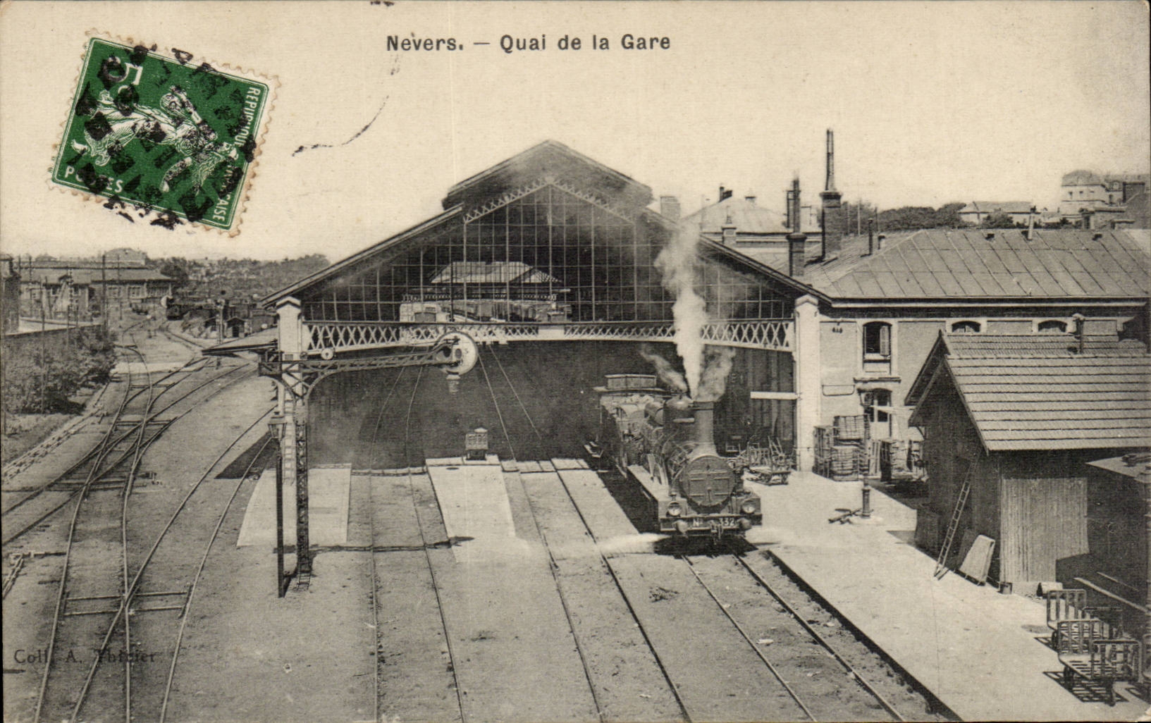 Nevers — Muelle de la Estación — Editor A. Thorez