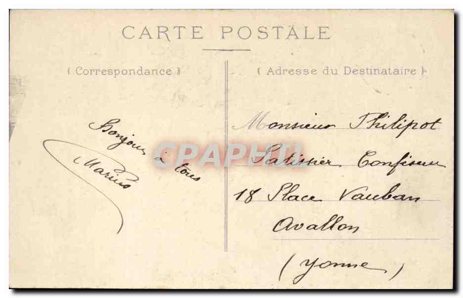 Nevers — Muelle de la Estación — Editor A. Thorez — Reverso