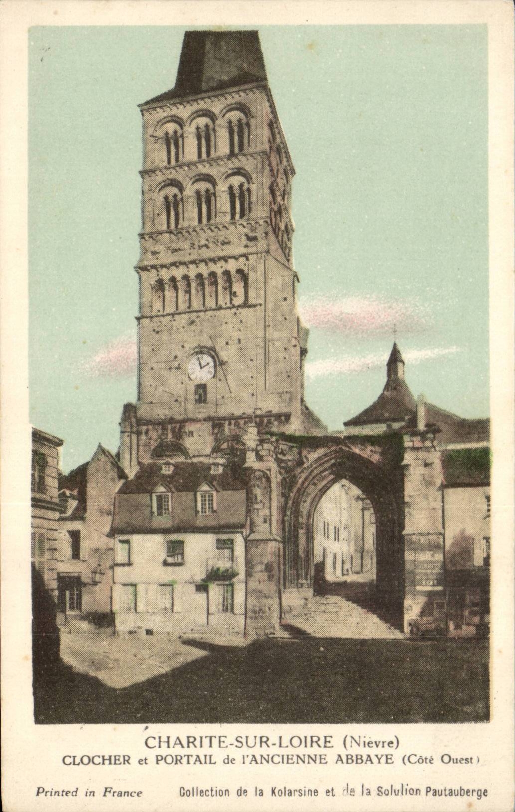 La Charite sur Loire - Clochet et Portail - CPA 