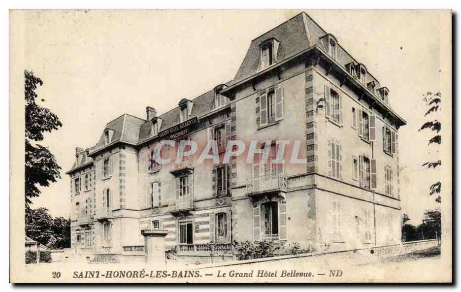 Saint Honore les Bains - Le Grand Hotel Bellevue - CPA 
