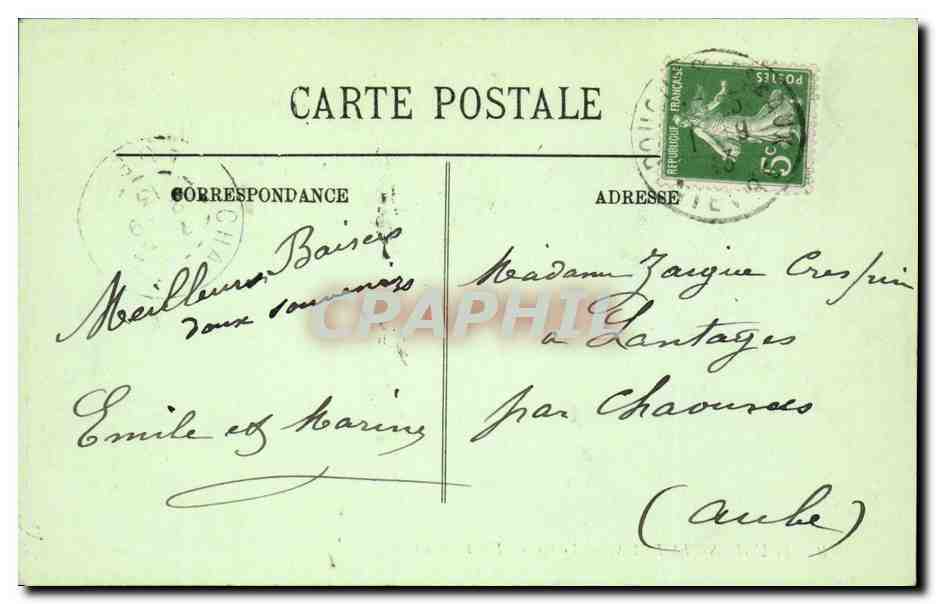 Pougues les Eaux - Le Grand Hotel - CPA  — Rückseite