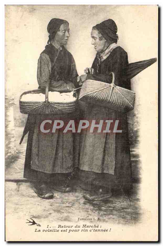 Deux femmes avec des paniers — Fantaisier L. A. — n°1