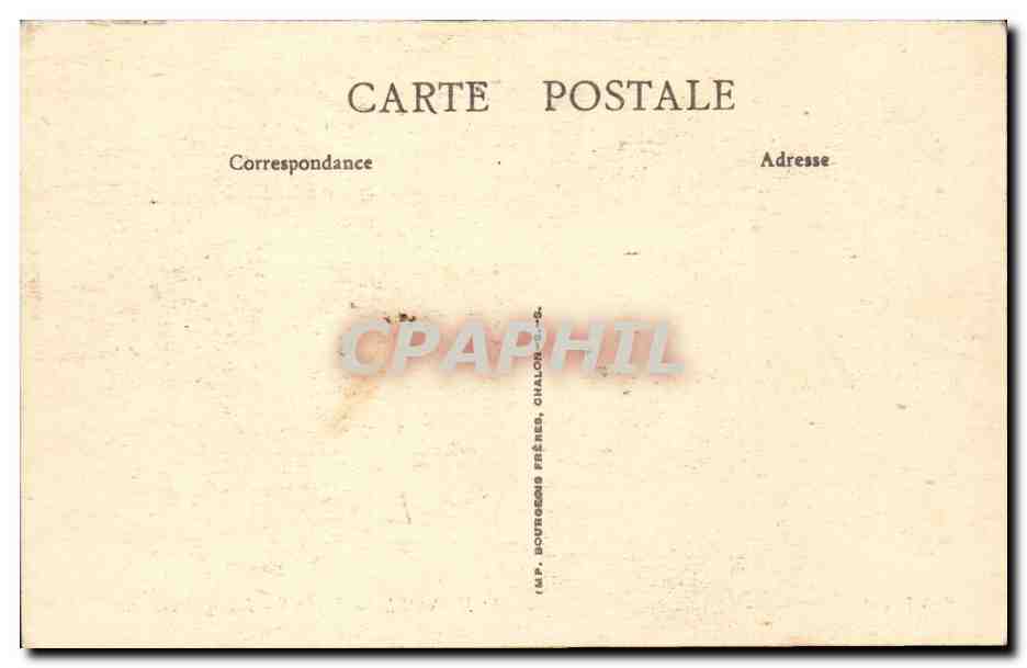 CPA St Honore les Bains Etang Honore — Rückseite