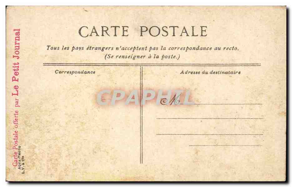 Cannes - Vue Generale prise du mont Chevallier - CPA  — Rückseite