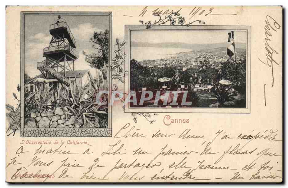 L'Observatoire de la Californie — Cannes — éditeur non visible
