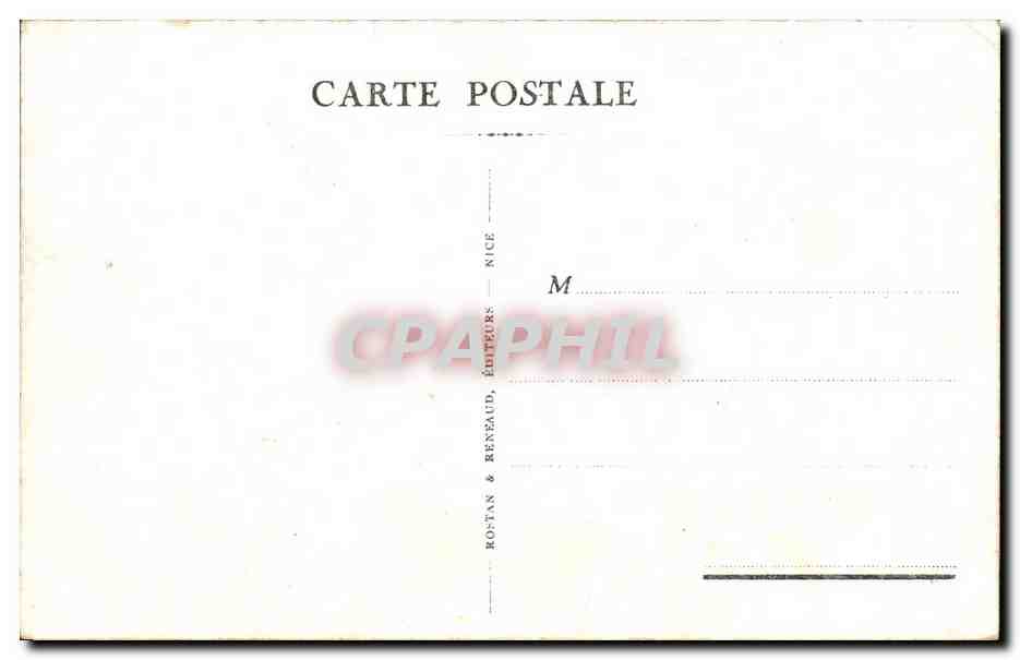 Vallee de la Vesubie - Le Plan du Var et le Village de Bonson CPA  — Rückseite