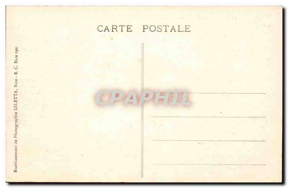 Cannes - Ile Ste Marguerite - Prison de Bazaine CPA  — Rückseite