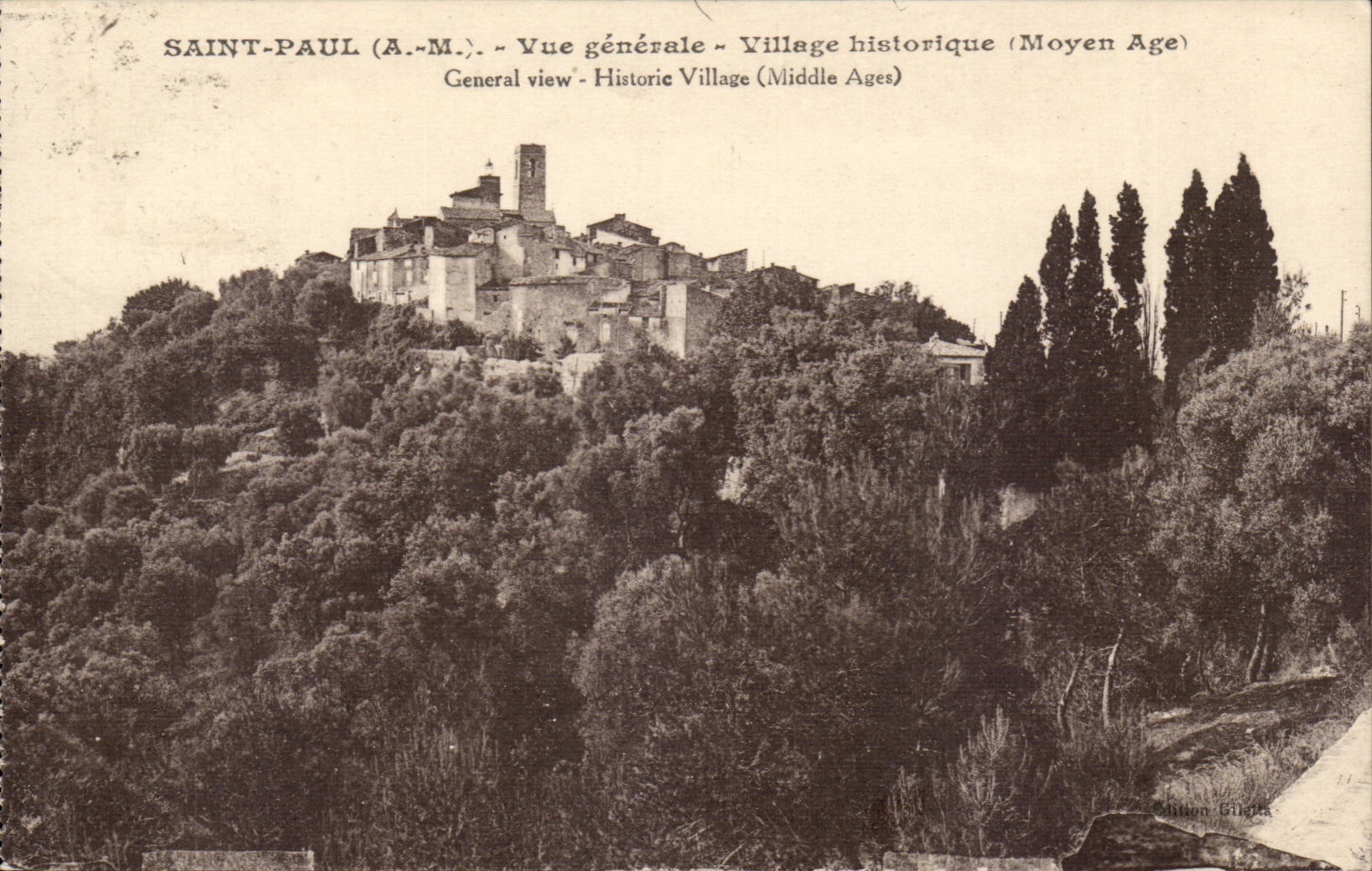 Saint Paul - Vue Generale - Village Historique - Moyen Age - CPA 