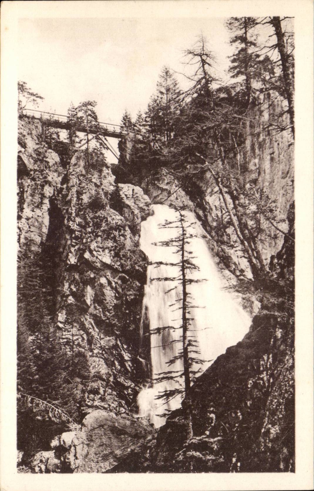 La Cascade du Boréon — Saint-Martin-Vésubie — Édition A. Mattet