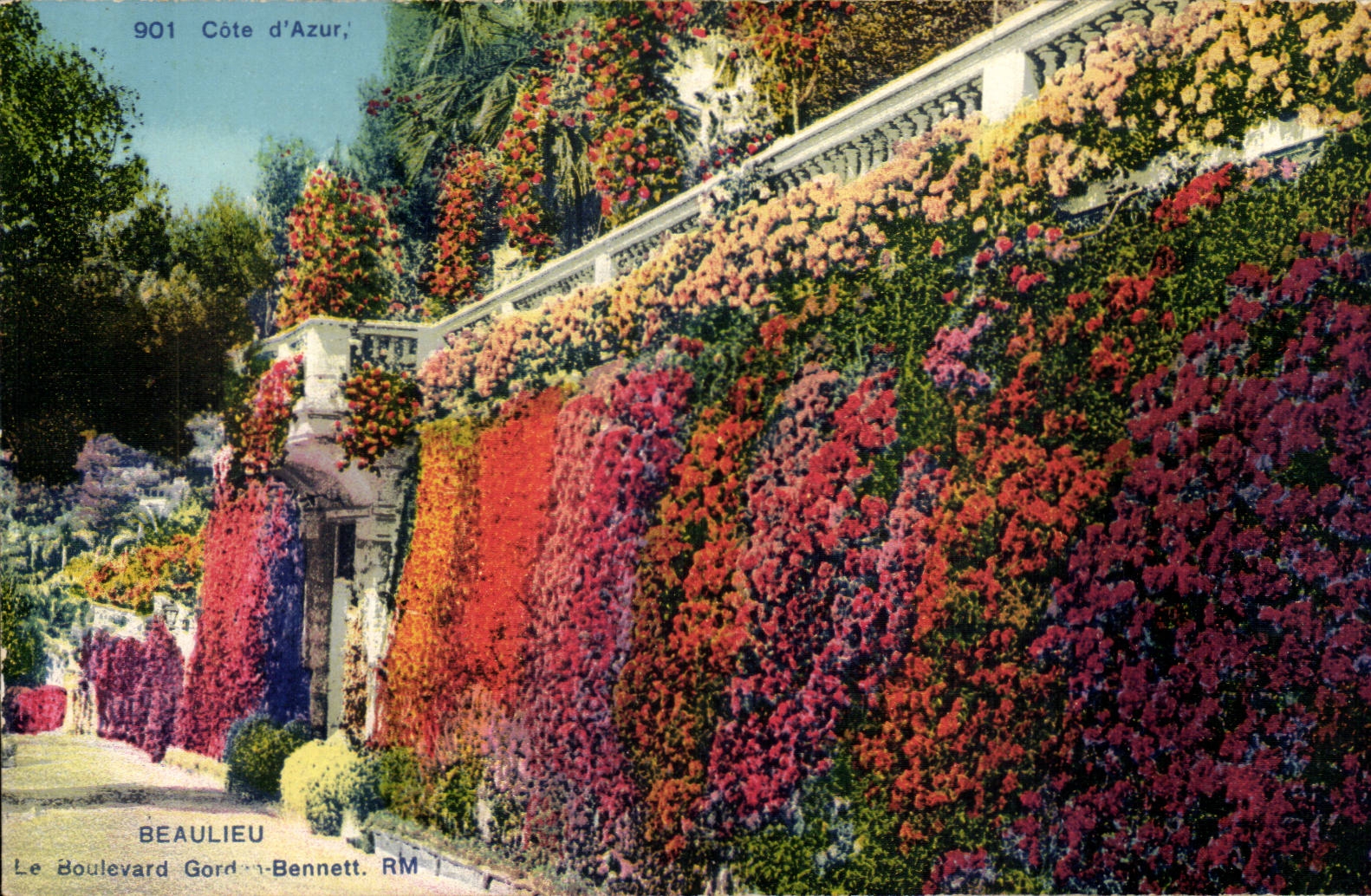 La Cote d'Azur - Beaulieu - CPA 