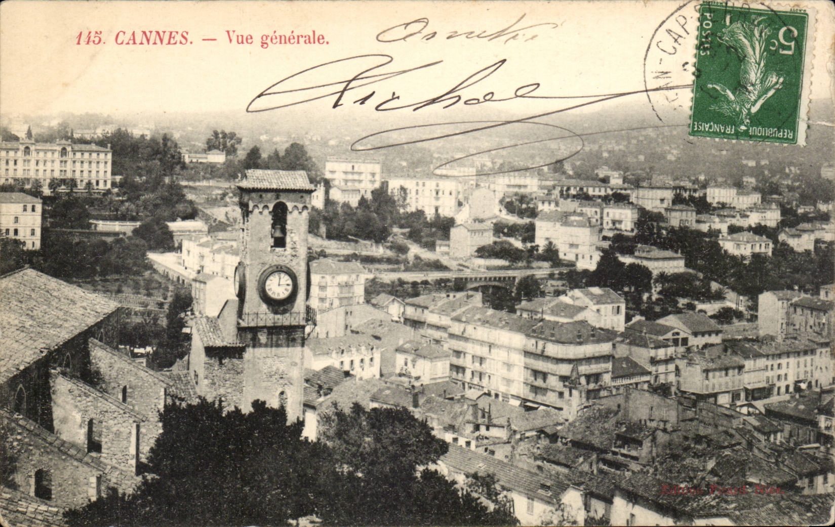 Cannes - Vue Generale - CPA 