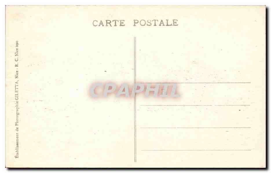 Cannes - Plage de l'Ile Sainte Marguerite - CPA  — Rückseite