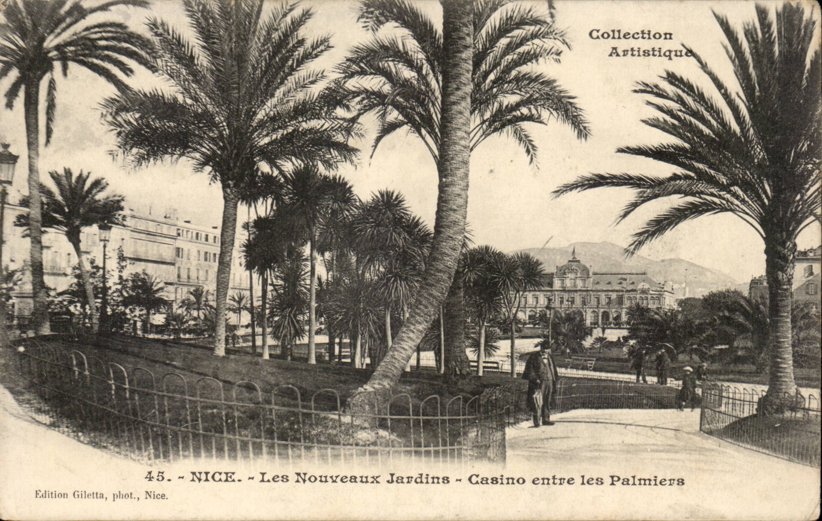 Nice - Les Nouveaux Jardins - Casino Entre les Palmiers - CPA 