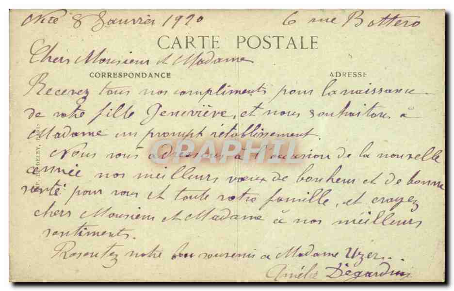 Nice - Le Jardin Public et le Casino - enfant - jouet - CPA  — Verso
