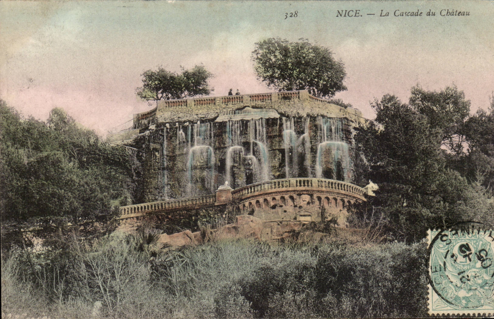 Nice - La Cascade du Chateau - CPA 