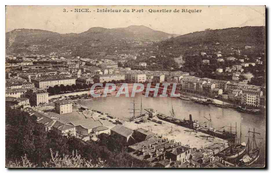 Nice - Interieur du Port - Quartier Riquier - CPA 