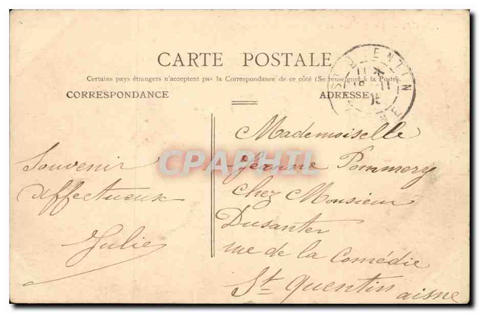 NICE — Le Paillon et la Jetée-Promenade — Éditeur : F. C. L. (n° 26) — Verso