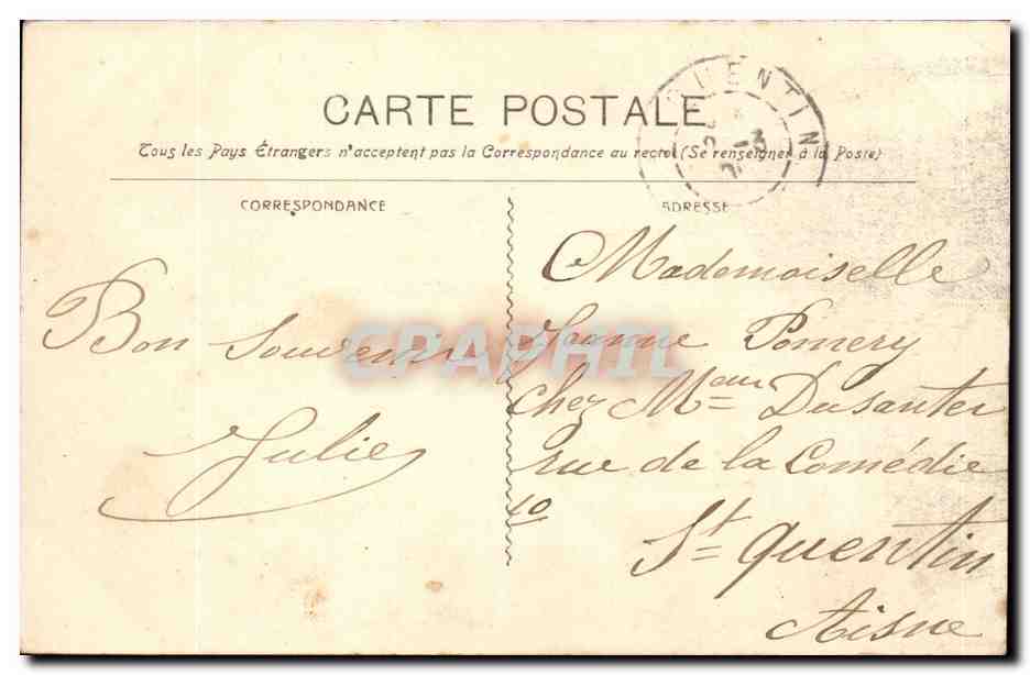 Nice - Le Paillon - Les Blanchisseuses - CPA  — Rückseite