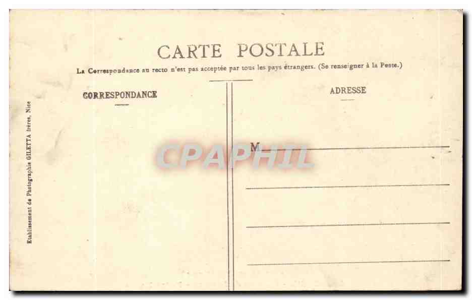 Nice - Avenue de la Gare - Notre Dame - tramway - CPA  — Back