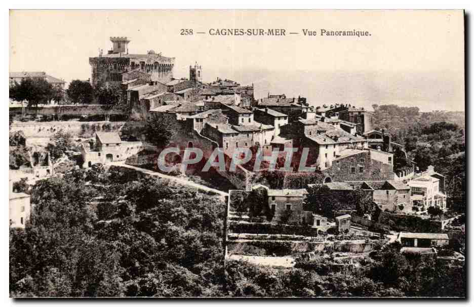 Cagnes sur Mer - Vue Panoramique - CPA 