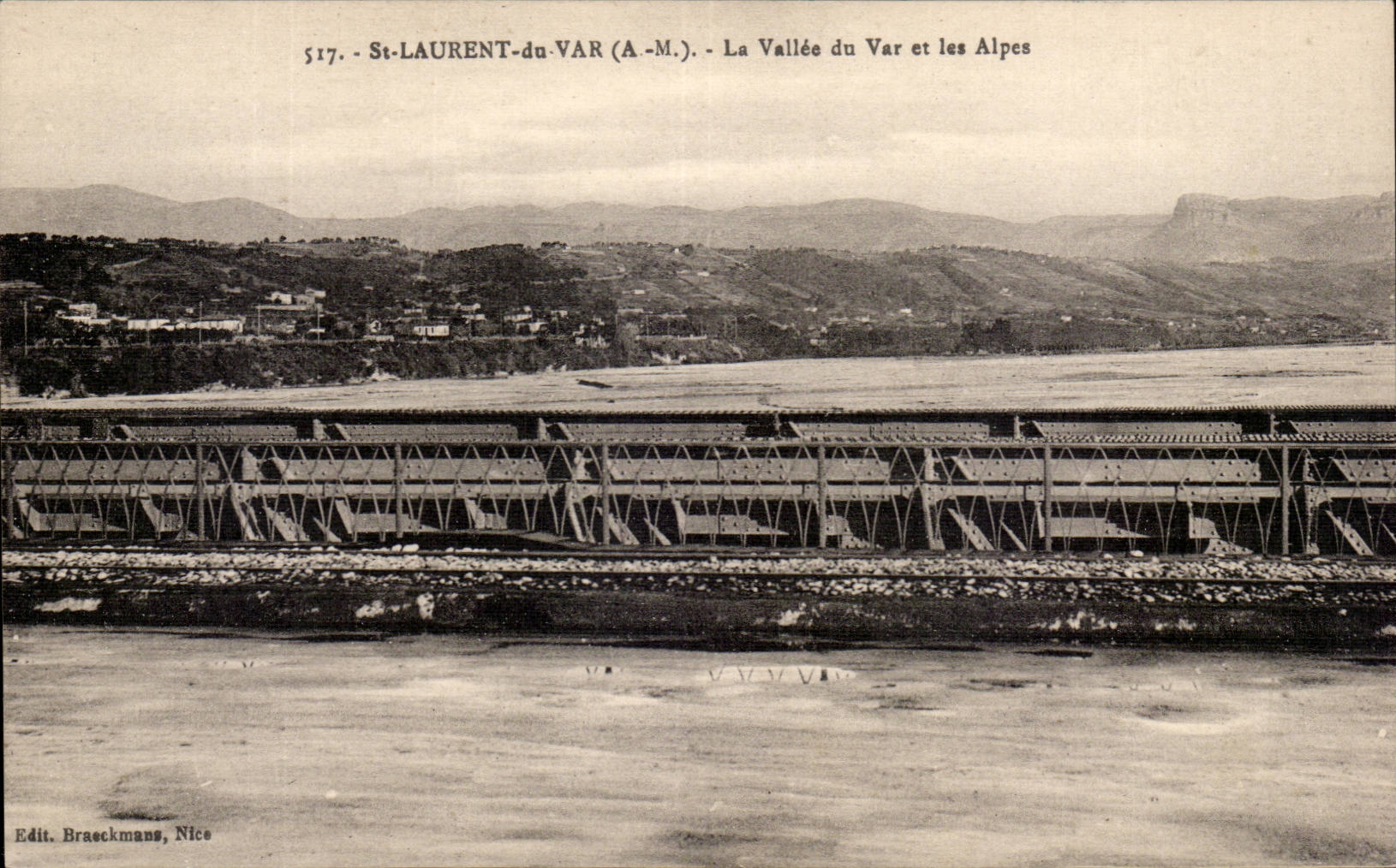 St Laurant du Var - La Vallee du Var et les Alpes - CPA 