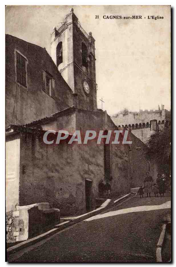 Cagnes sur Mer L'Eglise - CPA 