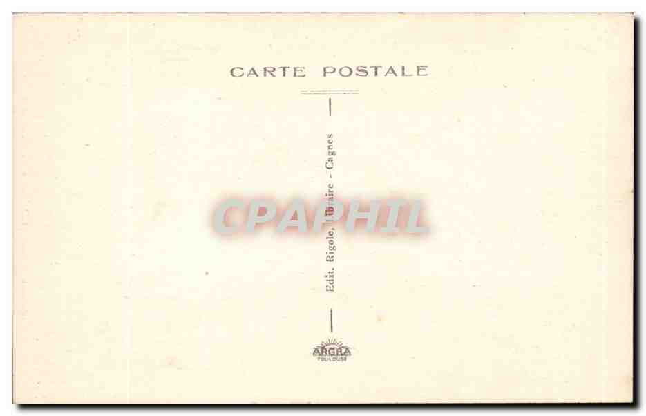 Cagnes-sur-Mer (A.-M.) — "La Goulette" — Éditeur Rigole, Toulon — Reverso