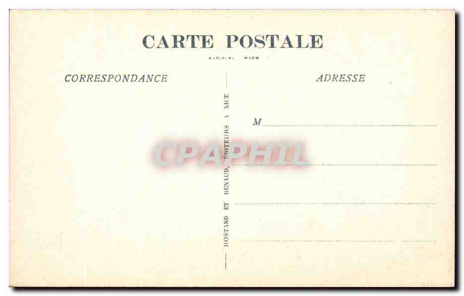 La Turbie - Vue Generale de la Principaute de Monaco - CPA  — Rückseite