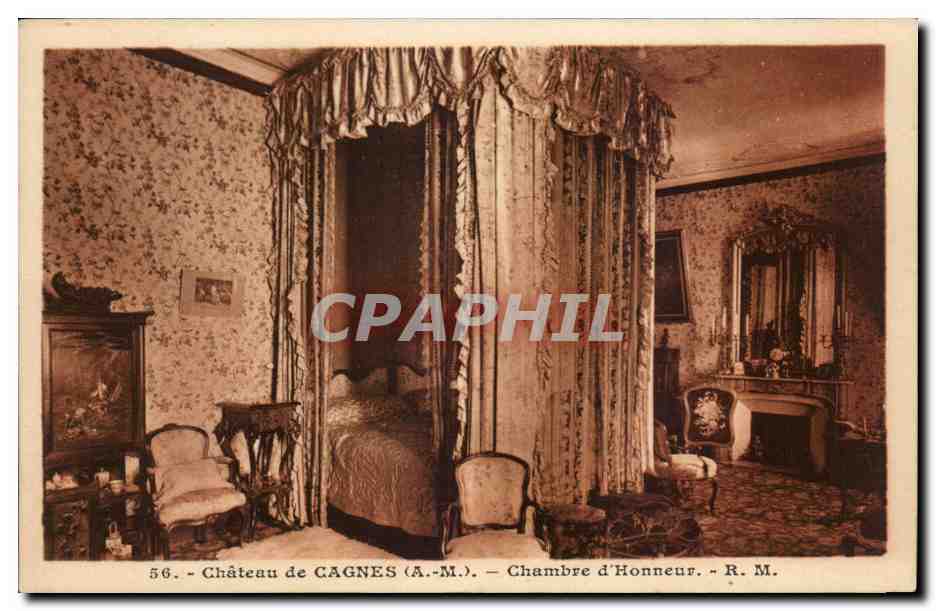 Cagnes - - Le Chateau - Chambre d'Honneur - CPA 