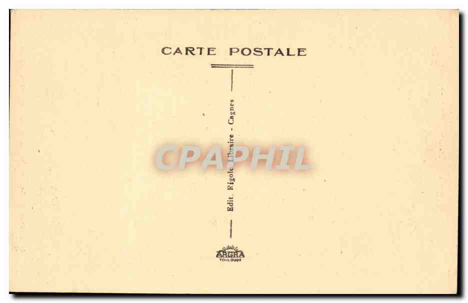 Cagnes sur Mer - Un Coin du Vieux Cagnes - CPA  — Verso