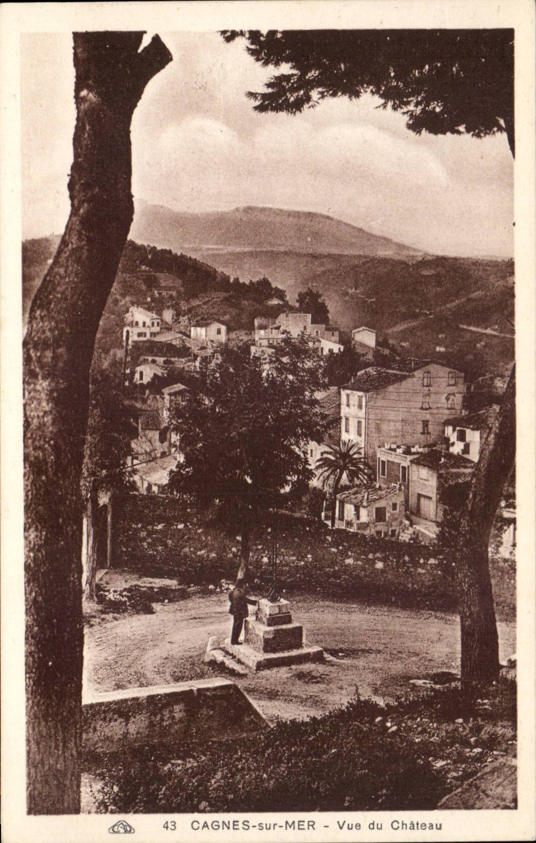 Cagnes sur Mer - Vue du Chateau - CPA 