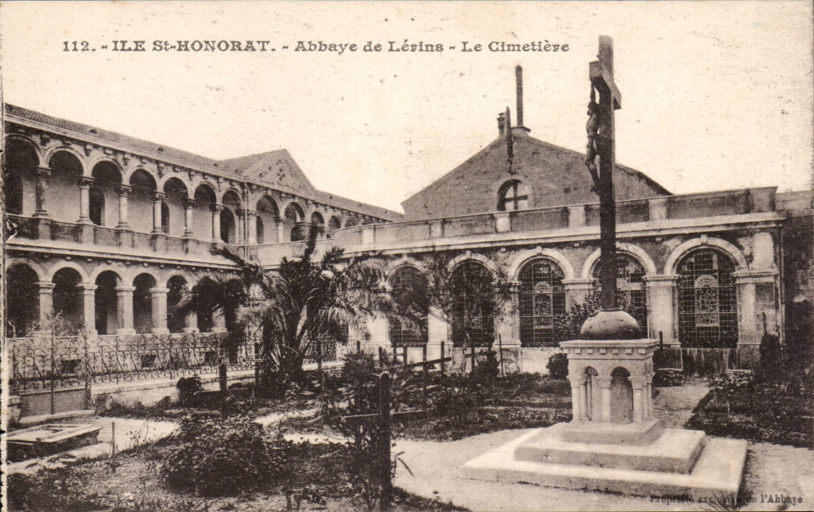 Ile St Honorat - Abbaye de Lerins - Le Cimetiere - CPA 